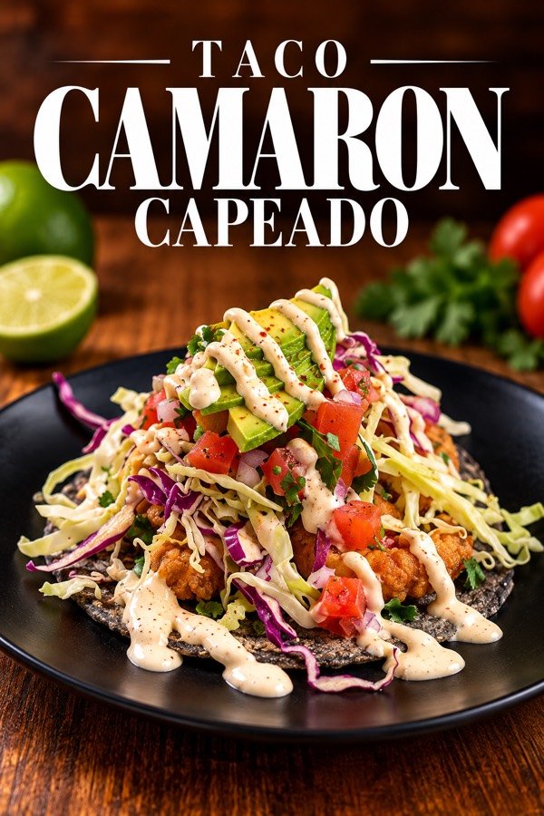 Taco de camarón capeado