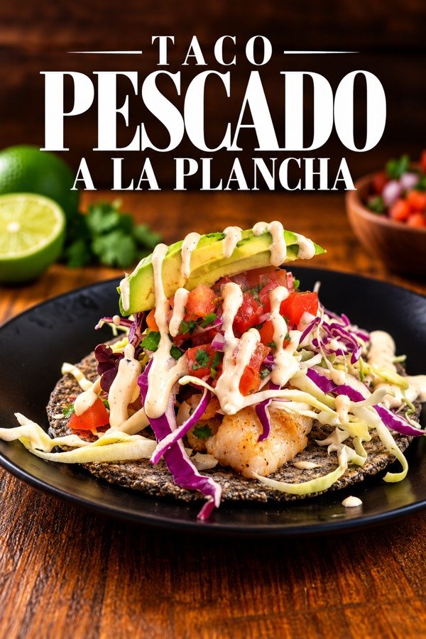 Taco de pescado a la plancha